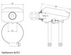 Габаритные размеры OptiSensor ALTF2